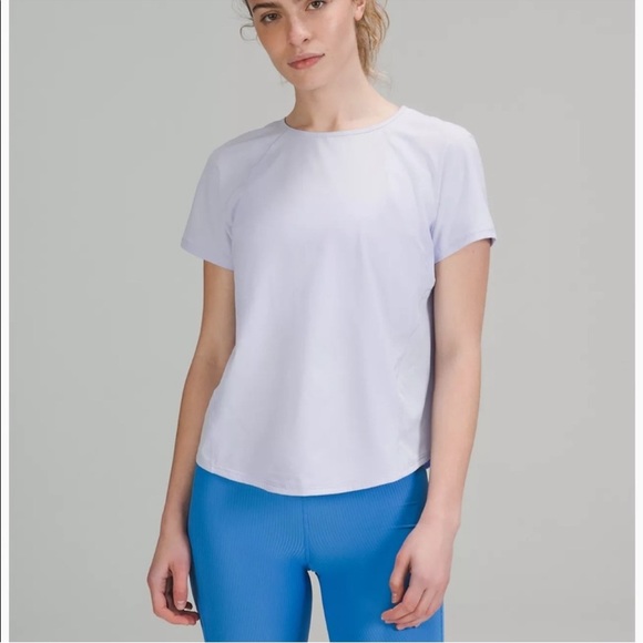 lululemon athletica Tops - Pristine Lululemon Lightweight Stretch Run Short sleeve In Patel Blue Size:0